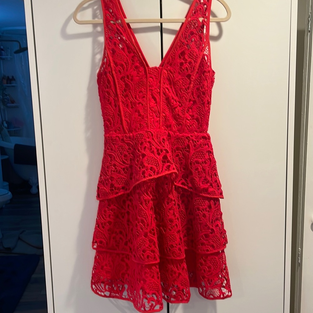 Red tiered Adelyn Rae-small-4/6
